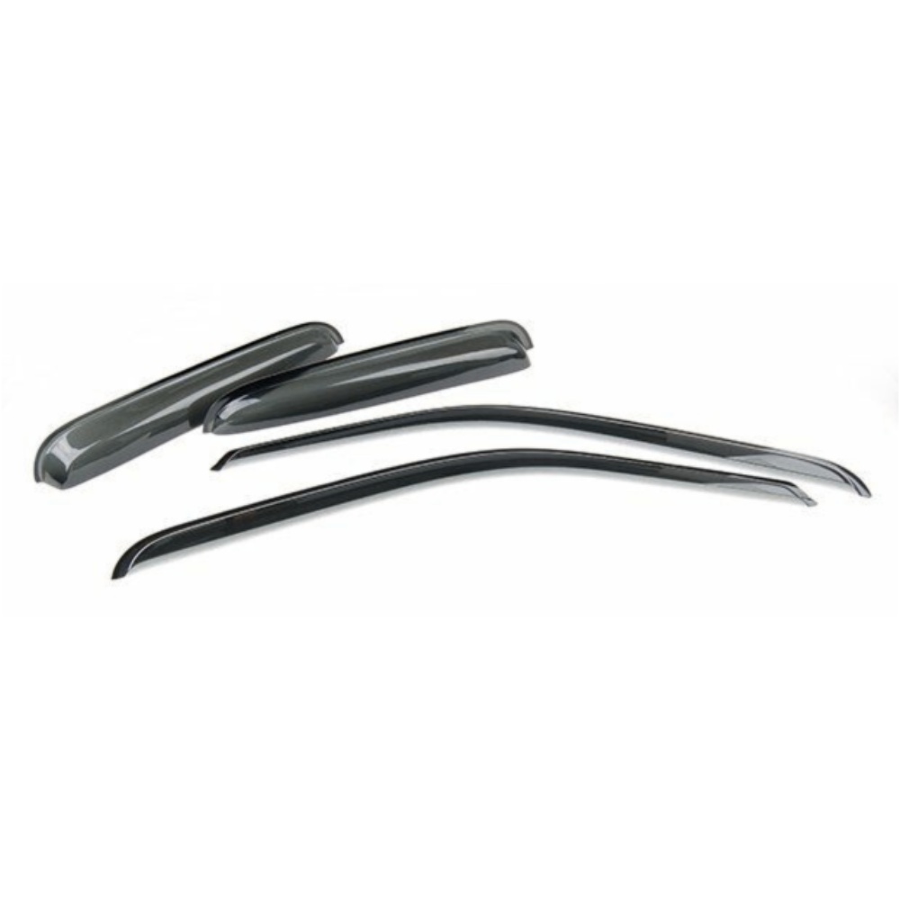 2 Sets Of - For Chevrolet GMC Extended Cab Acrylic Window Visor Vent Sun Rain Guard