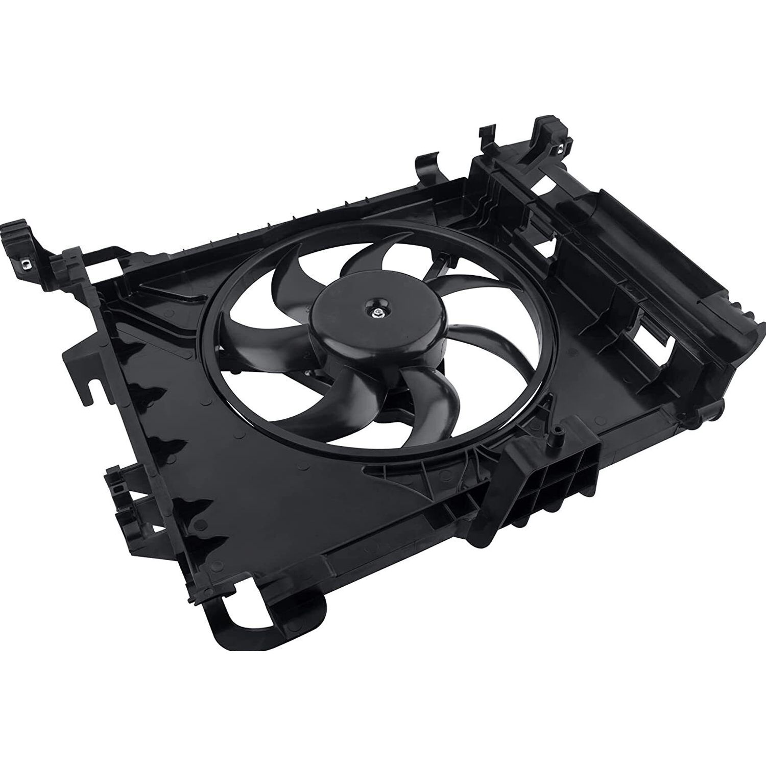 Radiator Condenser Cooling Fan Assembly For 07-15 Fortwo Coupe Car 0002009323
