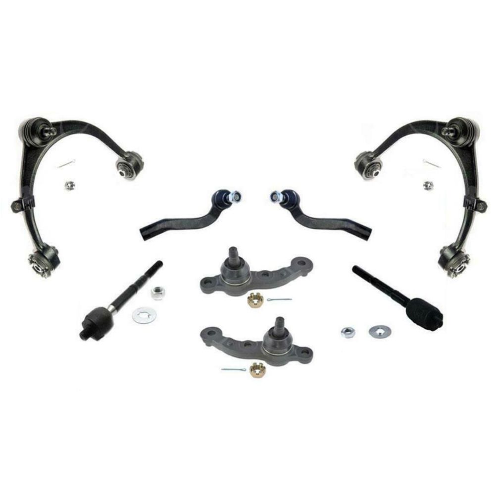 Upper Control Arms Lower Ball Joints & Tie Rods For 95-97 Lexus LS400 Base Sedan