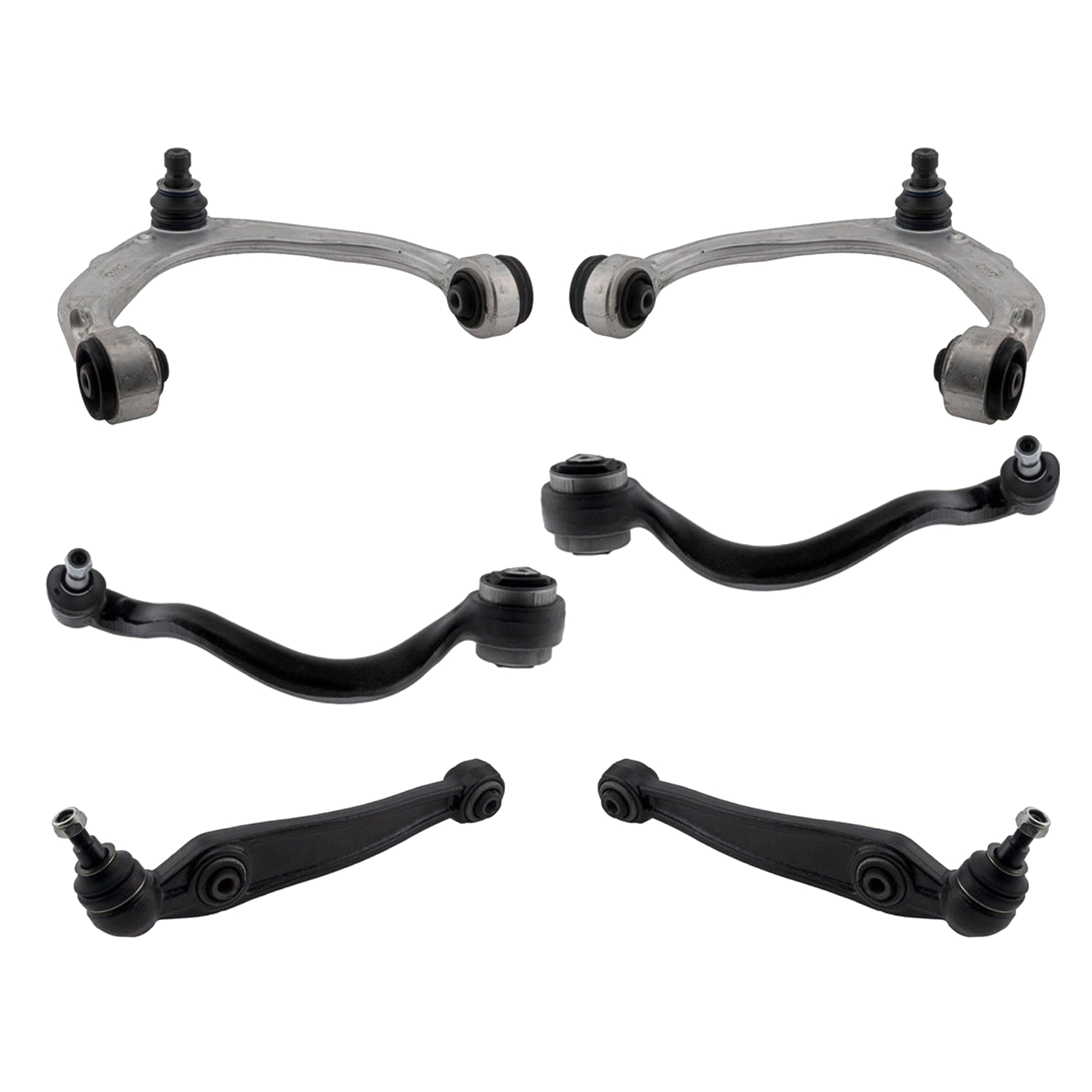 For 14 BMW X5 Base Front Upper Control Arms & Lower RR Forward Control Arms
