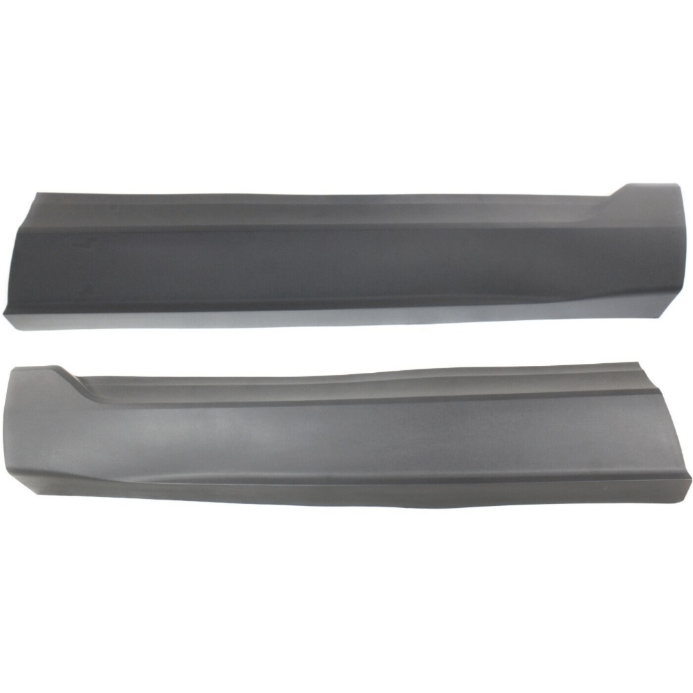 Door Molding And Beltlines Set For 15-21 Edge Front Textured Black 2Pc