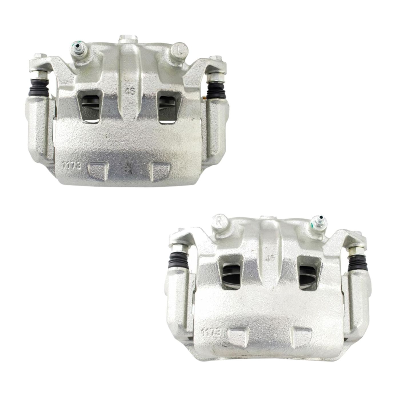 For 09-18 Frontier PRO-4X Front Disc Brake Caliper With Bracket & Hardware Pair