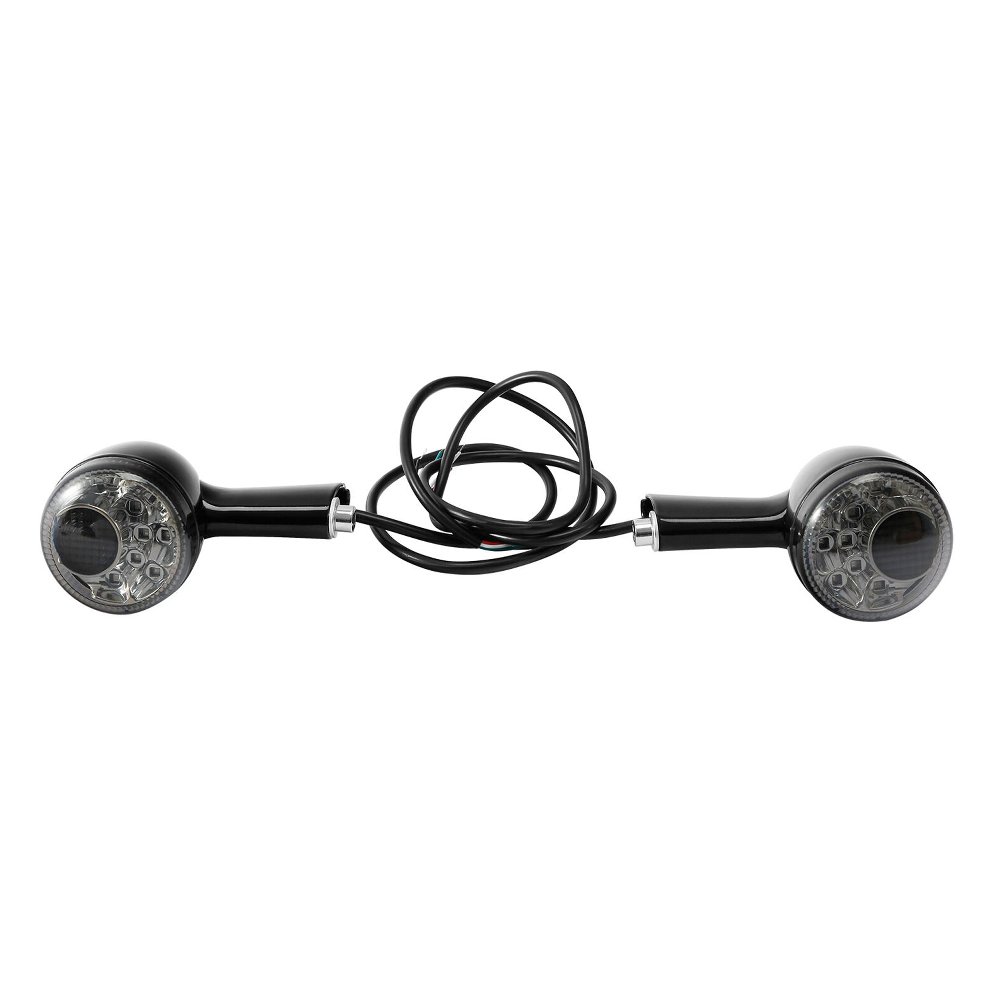 Black Rear Turn Signals LED Light Fit For Harley-Davidson Harley 883