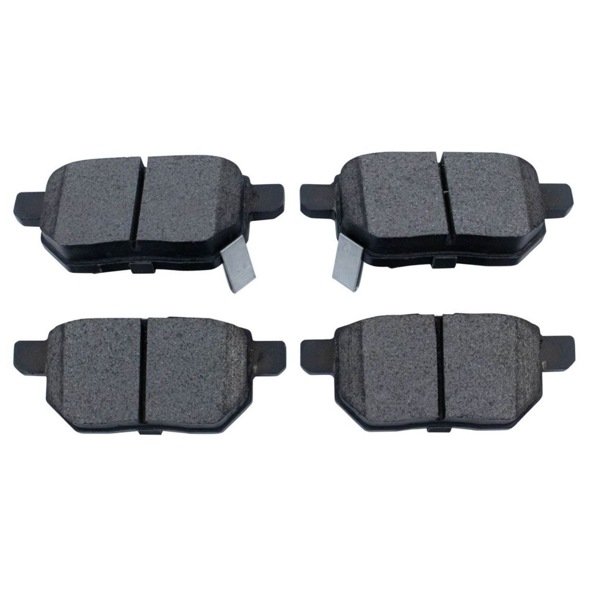 For 08-15 Scion XB Base Rear Metallic Disc Brake Pad Set & 2 Coated Rotor Kit