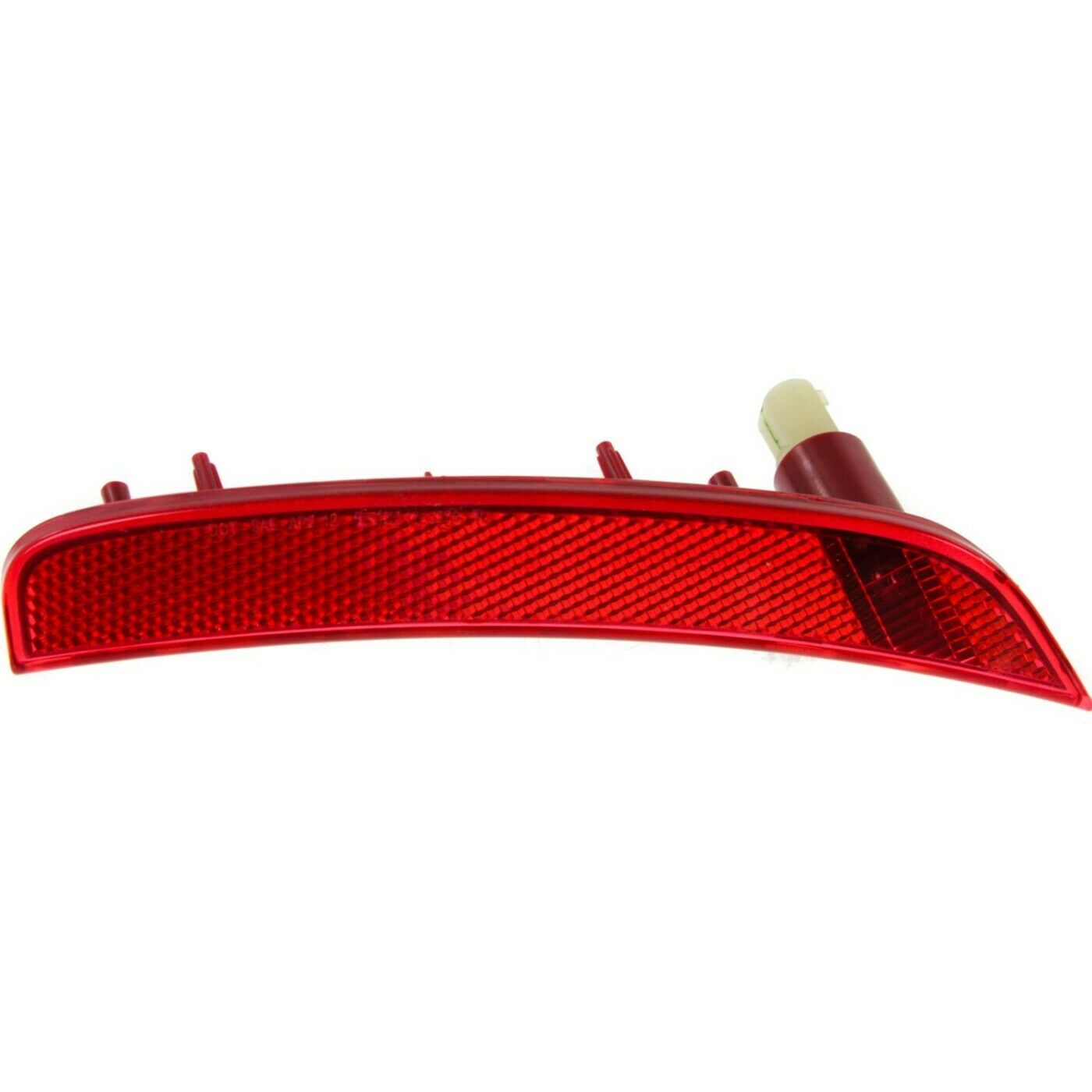 Side Marker Set For Fiat 2012-2017 500 Rear Left And Right Red With Bulb 2Pc