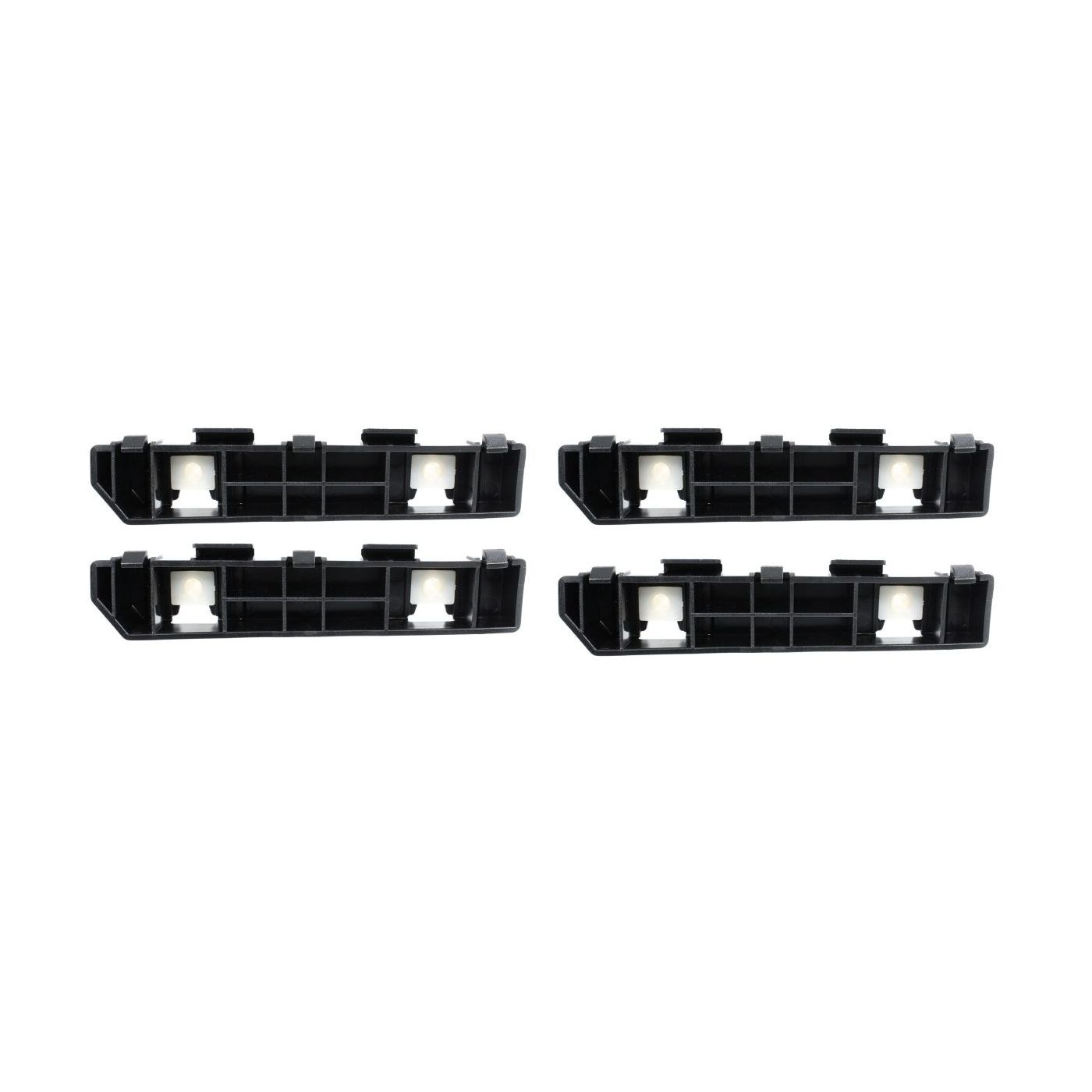 4 Sets Of - Bumper Bracket For Hyundai 2007-2011 Accent Hatchback Rear Driver Side
