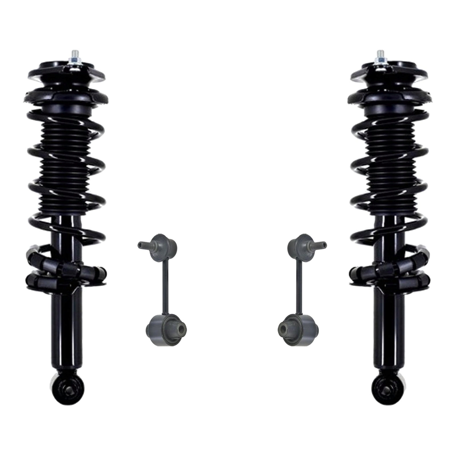 For 2018 Subaru Legacy 2.5i Rear Complete Strut Assemblies & Sway Bar Links