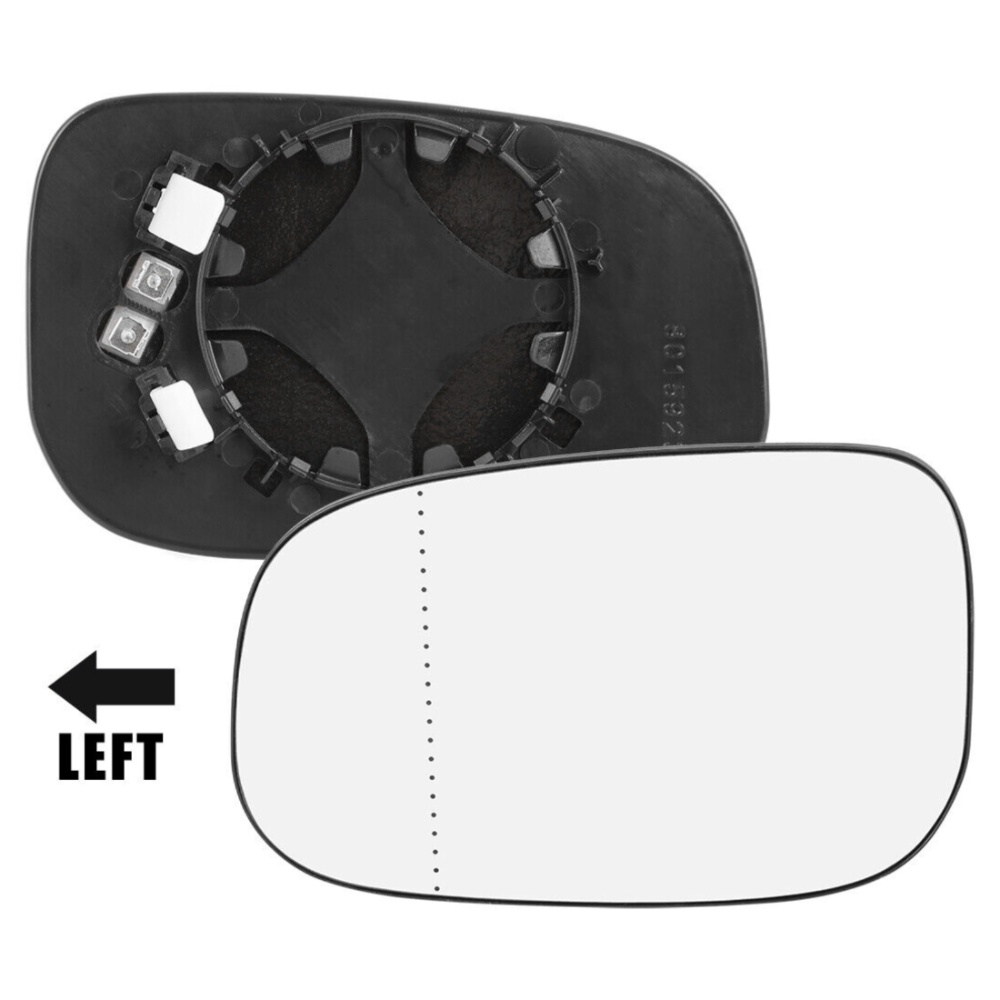 Mirror Glass Left Driver Side With Backing For Volvo C30 C70 S40 S60 V50 V70