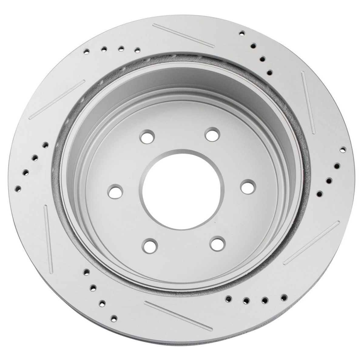 For 17-19 Nissan TITAN S Drilled Slotted G-Coated Rear Brake Rotor Set Of 2