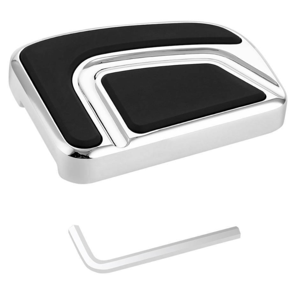 3 Sets Of - Chrome Large Brake Pedal For 1996-2017 Harley-Davidson Road