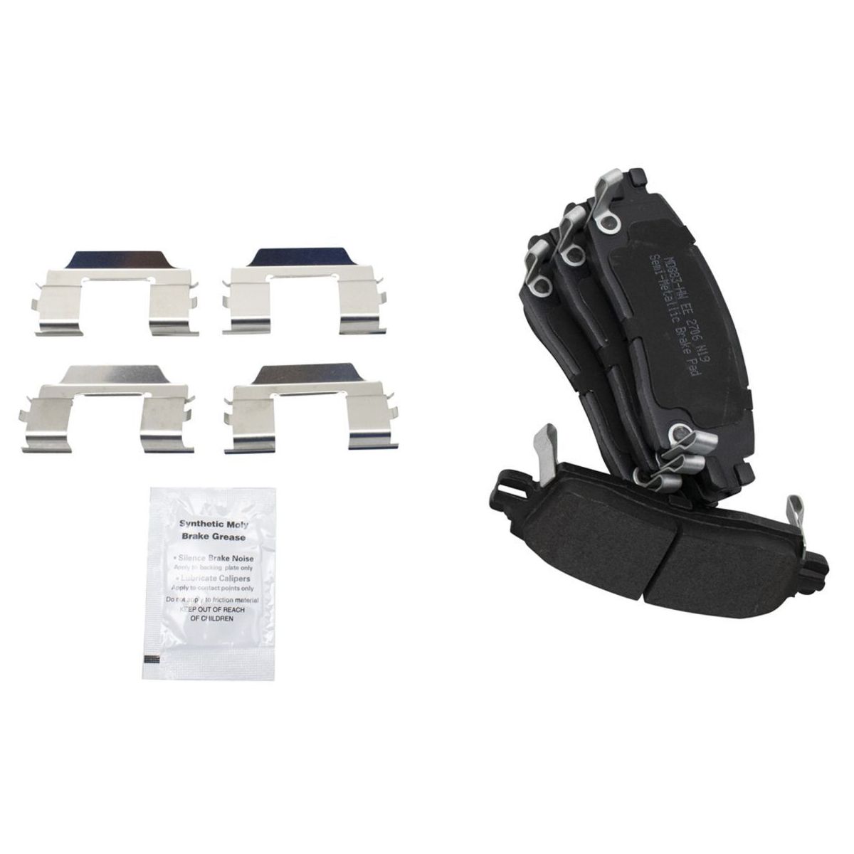 For 2014-2017 Enclave Leather Sport Utility Brake Pad & Rotor Kit Metallic Rear