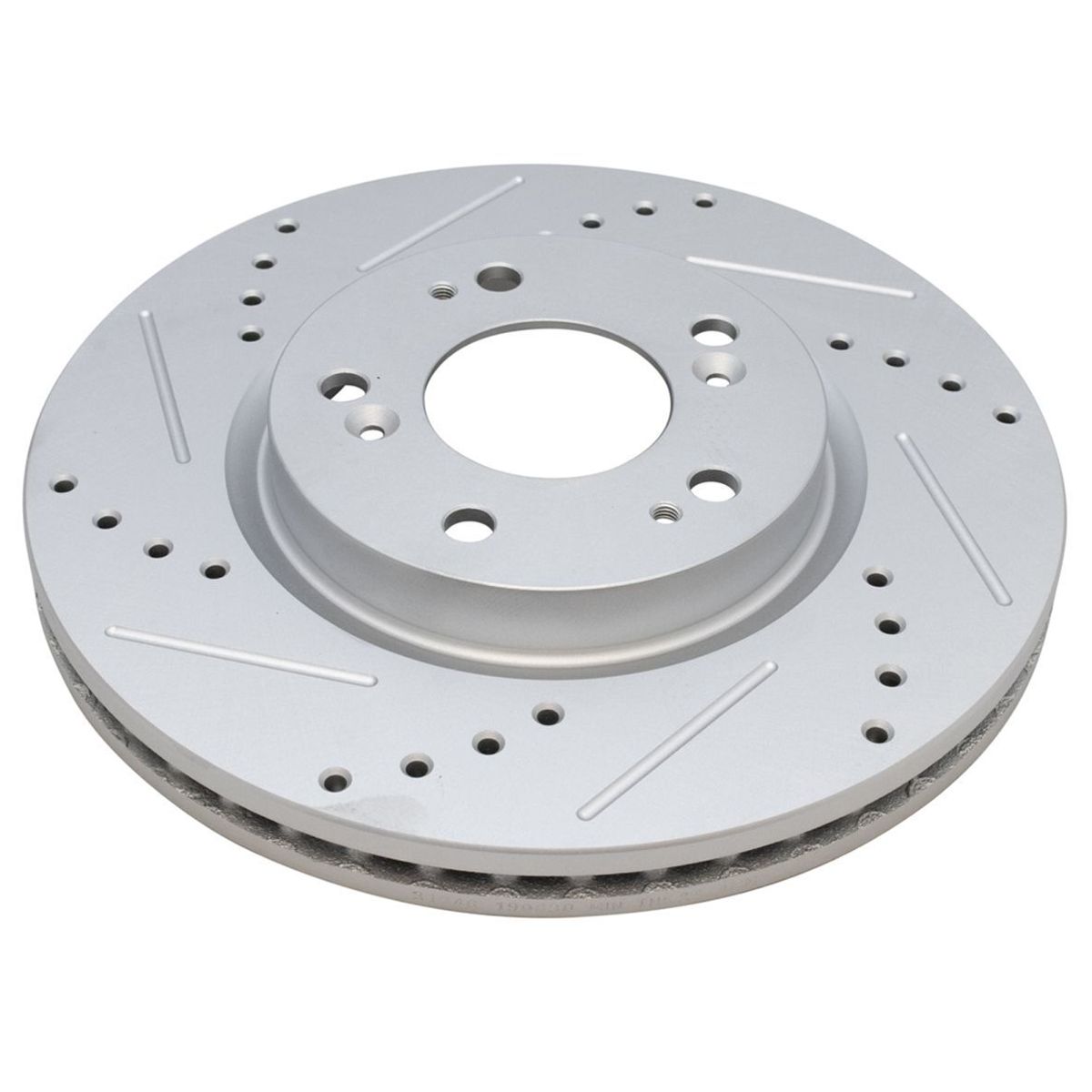 Performance Brake Rotor Drilled Slotted & Ceramic Pad Front & Rear Kit