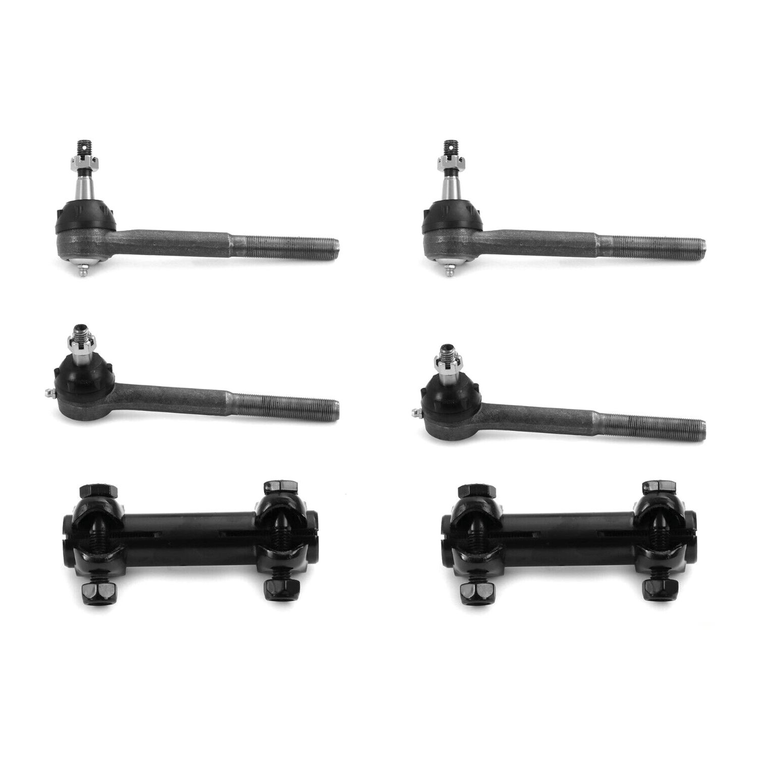 6pcs Inner & Outer Tie Rod Kit K1500 K2500 Fits 92-94 Blazer