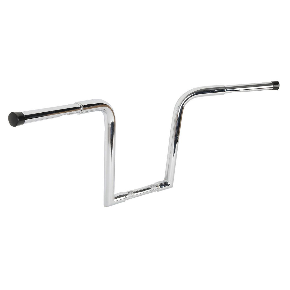 Chrome Ape Hangers Bars Fat 1-1/4" 14" Rise Handlebar For 83-17 Dyna Flst Fxst