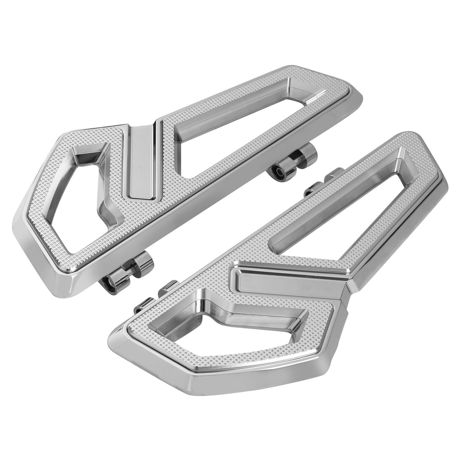 For 11-13 Harley-Davidson Blackline Chrome Front Driver Floorboard Footboard