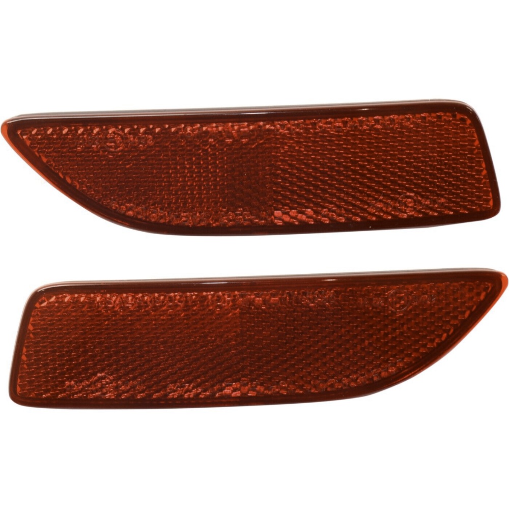 Bumper Reflector Set For 2011-2013 Toyota Corolla Sedan Rear Left & Right 2Pc