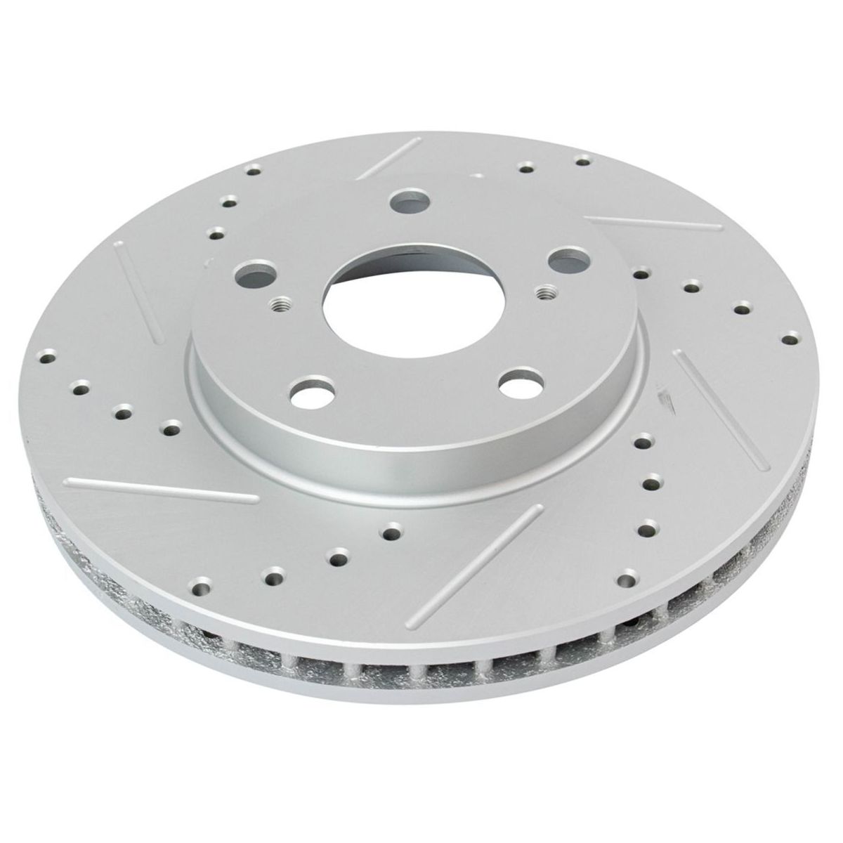For 97-01 ES300 Base Front Metallic Brake Pad & Drilled Slotted Coated Rotors