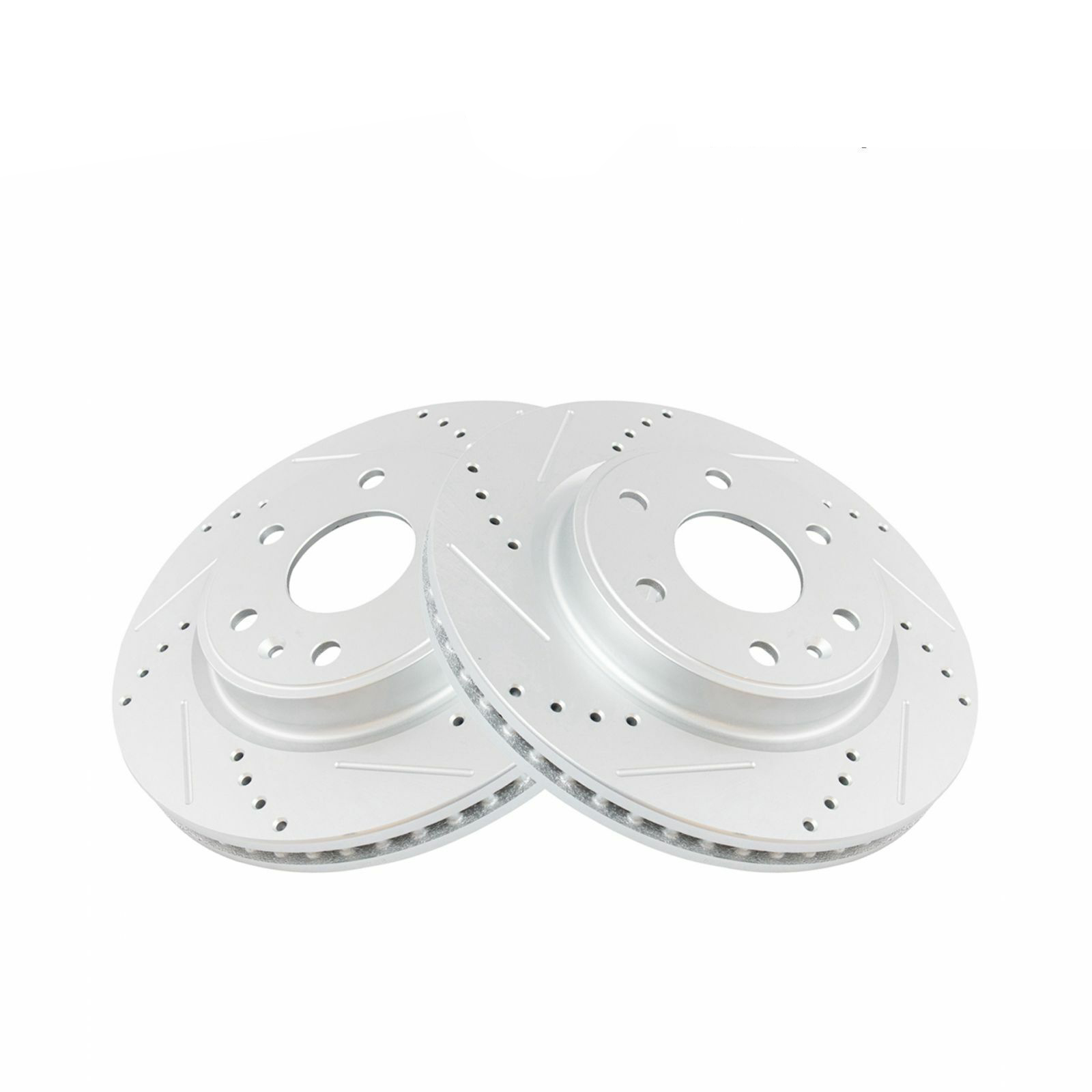 Performance Disc Brake Rotor Drilled & Slotted Front G-Coated Pair