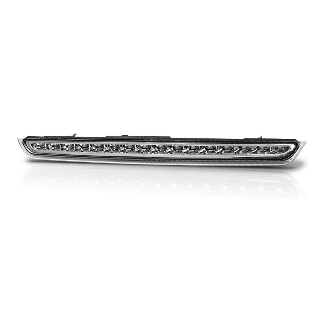 Fits 2007-2014 Tahoe/Yukon[Chrome/Clear]Full LED Third 3rd Brake Light Tail Lamp