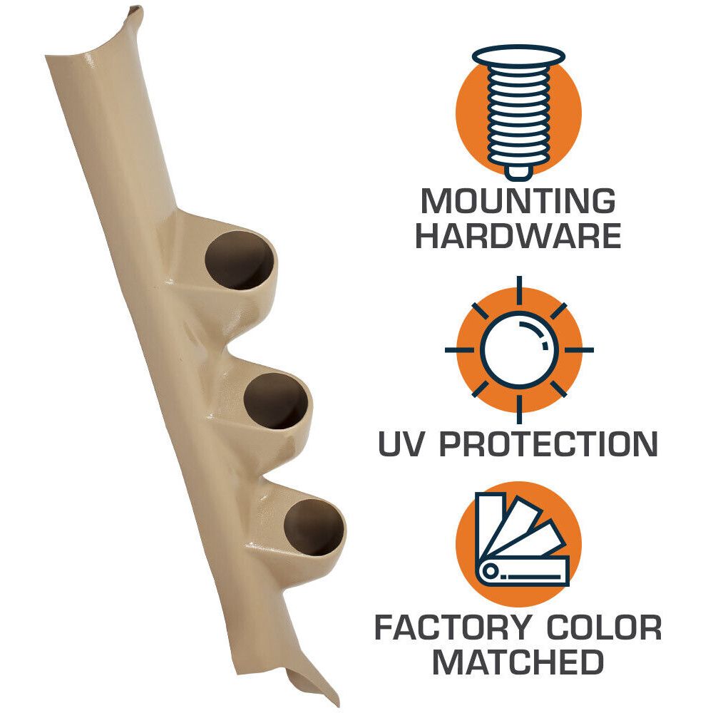 Tan Triple Gauge 52mm Pillar For 04-08 6 Hatchback 03-08 6 Sedan 04-07 6 Wagon Speed6
