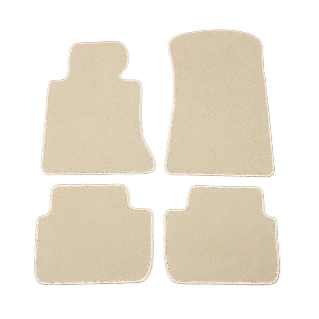 For 1998-1999 318is E46 3-Series Floor Mats Front Rear Nylon Beige Carpets 4PCS