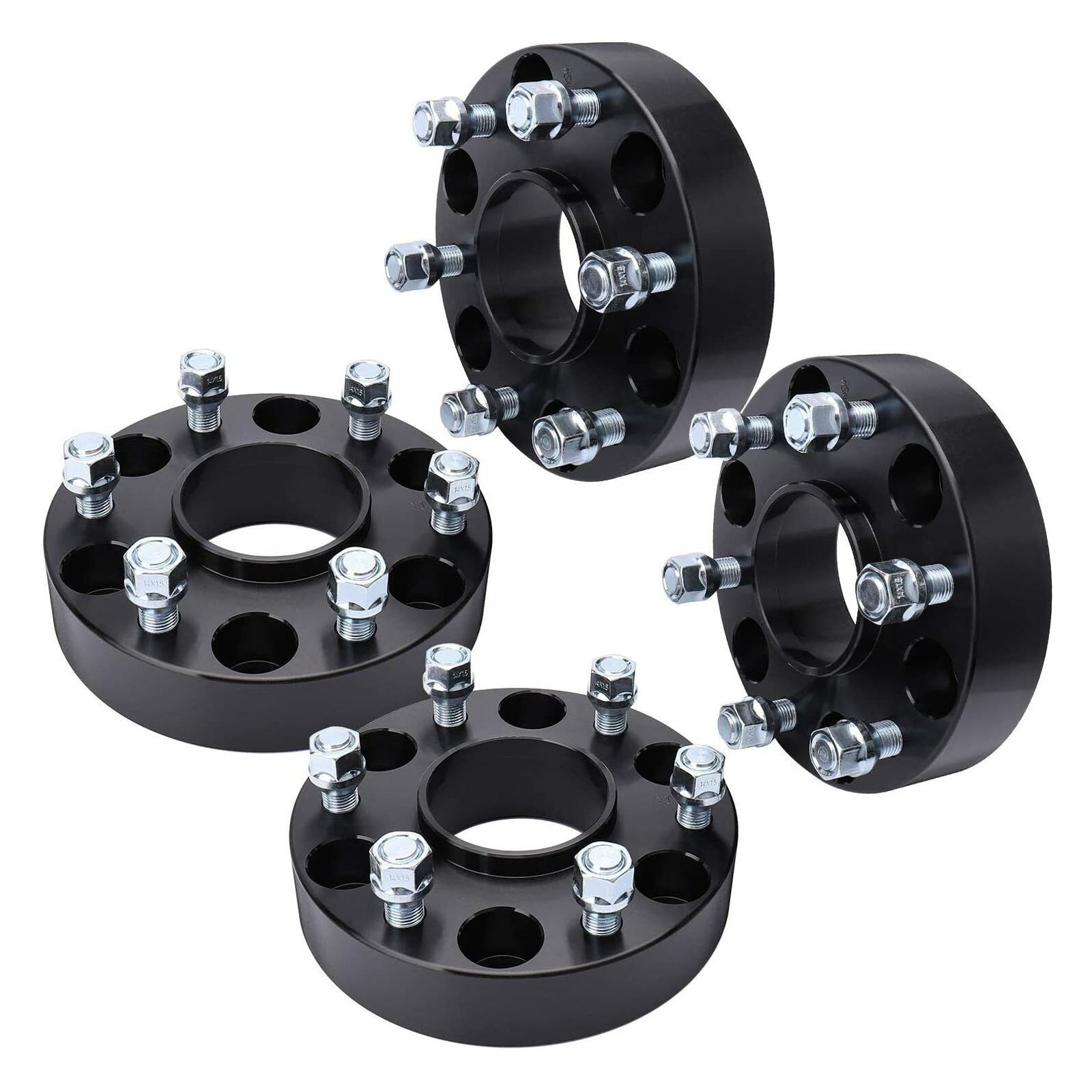 6x5.5 To 6x120 Hub Wheel Adapters 1.5" Put For 99-21 Silverado 1500 Wheels On