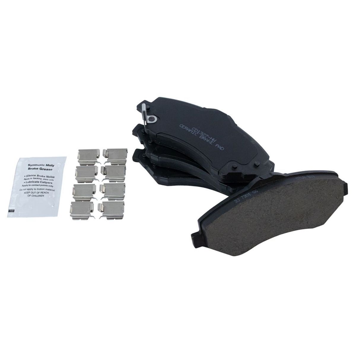 Front Posi Ceramic Brake Pad Performance Drilled Slotted Rotor Kit