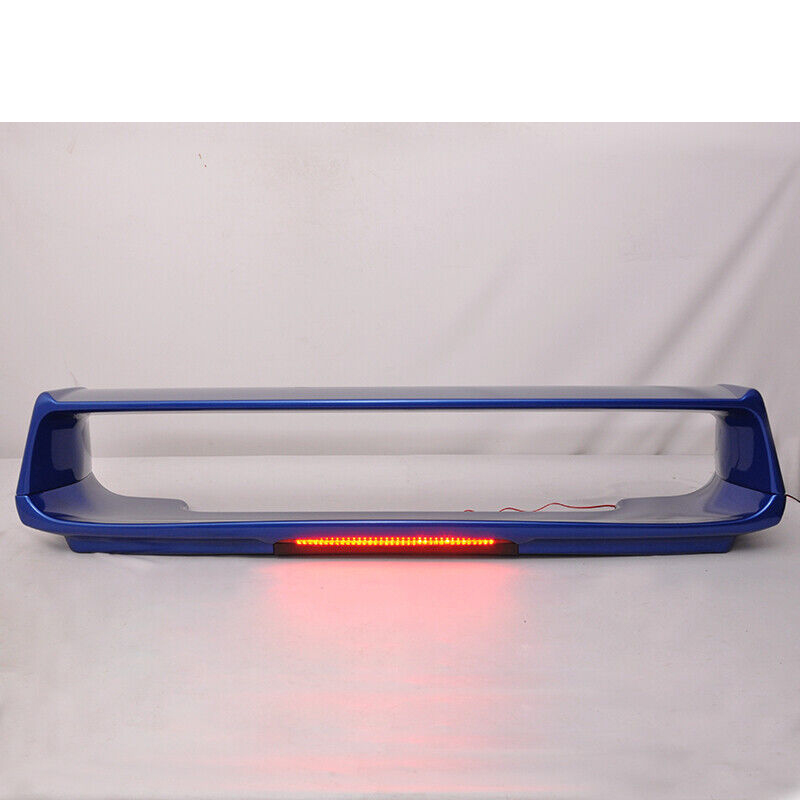 WRX OE Rear Trunk Spoiler Painted World Rally Blue Pearl # 02C - ABS