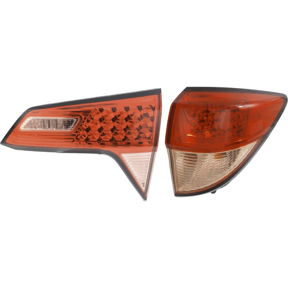 Pair Set Of 2 Tail Lights Taillights Taillamps Brakelights Passenger Right Side