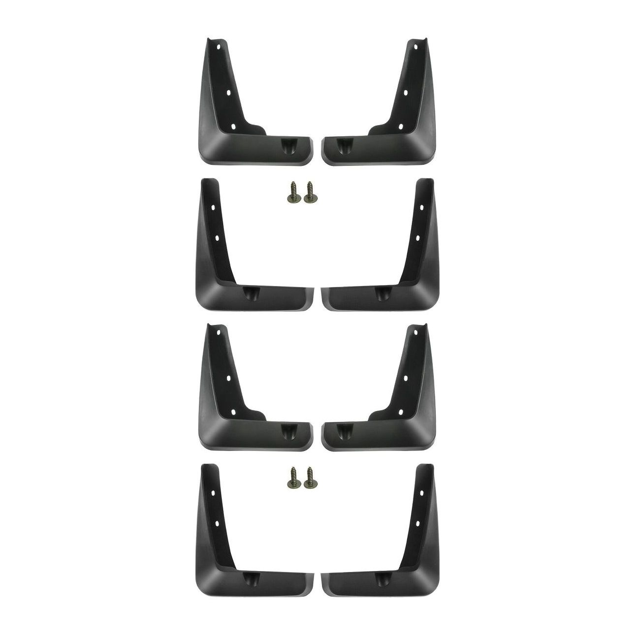 2 Sets Of - Splash Guards Mud Flaps Mudguards For 13-18 ES300h Base 13-18 ES350 Base