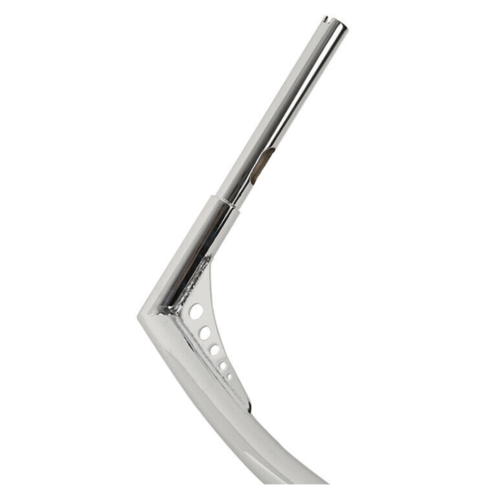 Chrome 16" Rise 1 1/4" Ape Hangers Handlebar For 1965-2021 Harley-Davidson XL