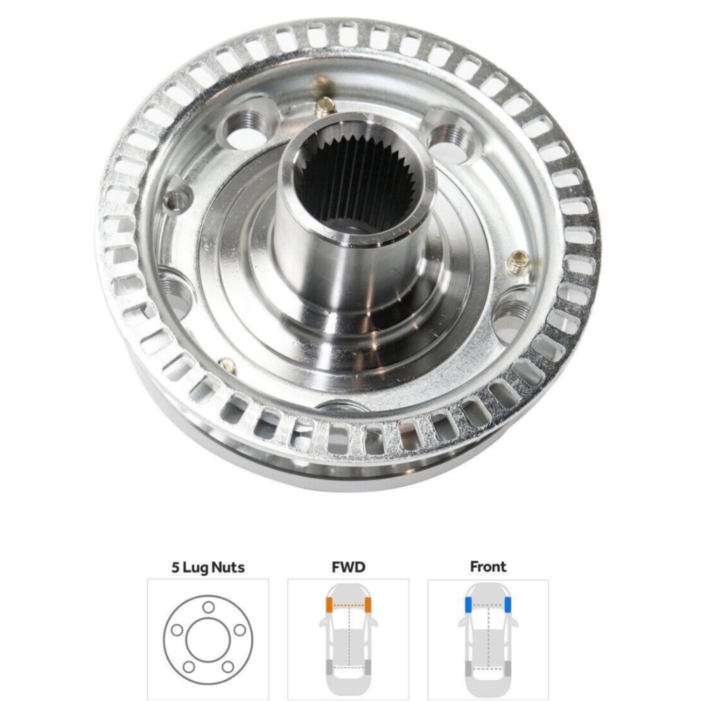 Wheel Hub Kit Front Driver & Passenger Side For Audi Volkswagen Left Right