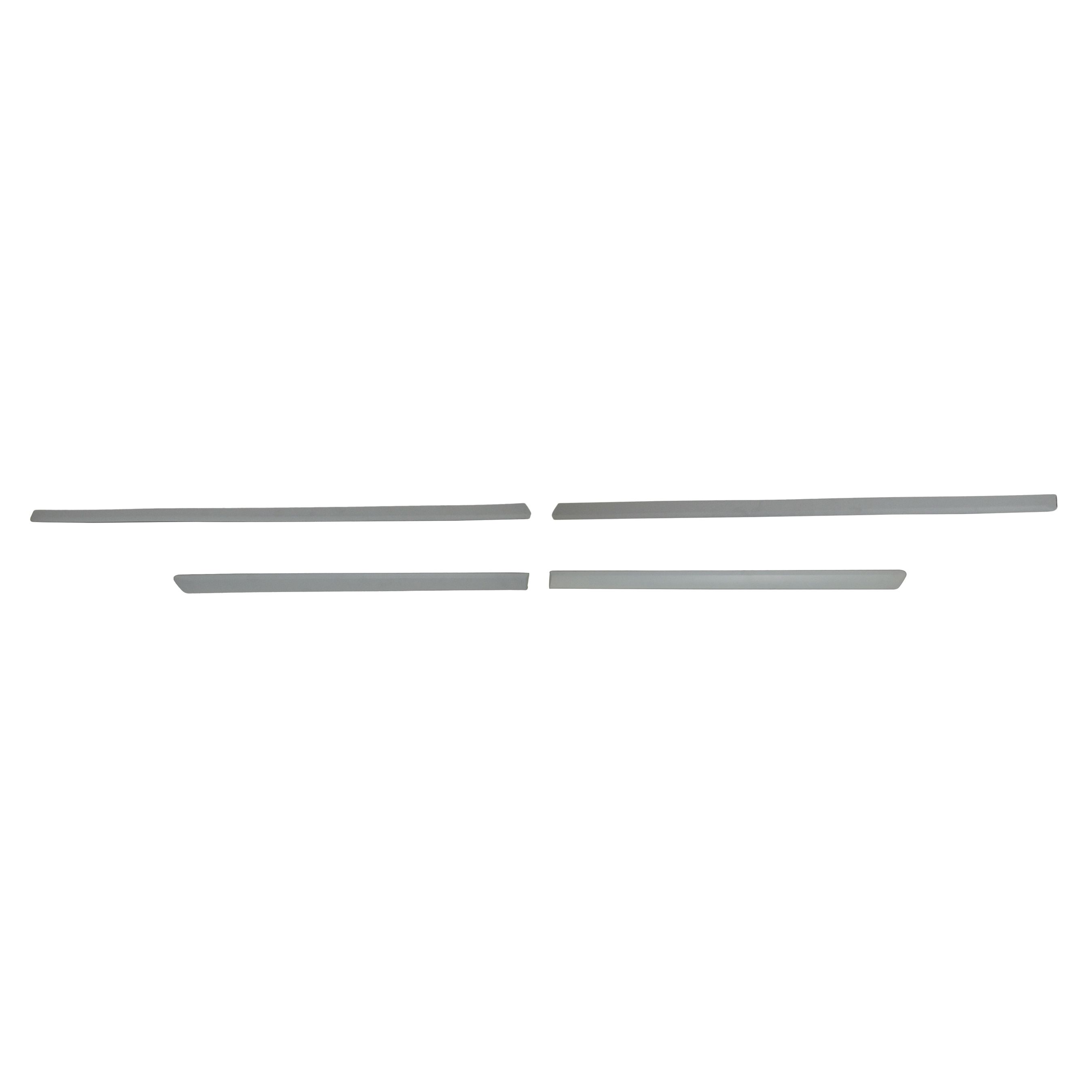 Door Moulding Beltline Weatherstrip Front & Rear 4pcs For Audi 02-08 A4 Sdn/Wgn