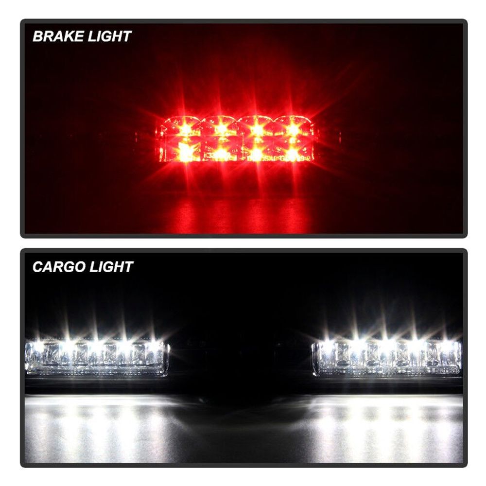 For 1999-2006 Chevy Silverado GMC Sierra Red Clear LED 3rd Brake Light Lamp