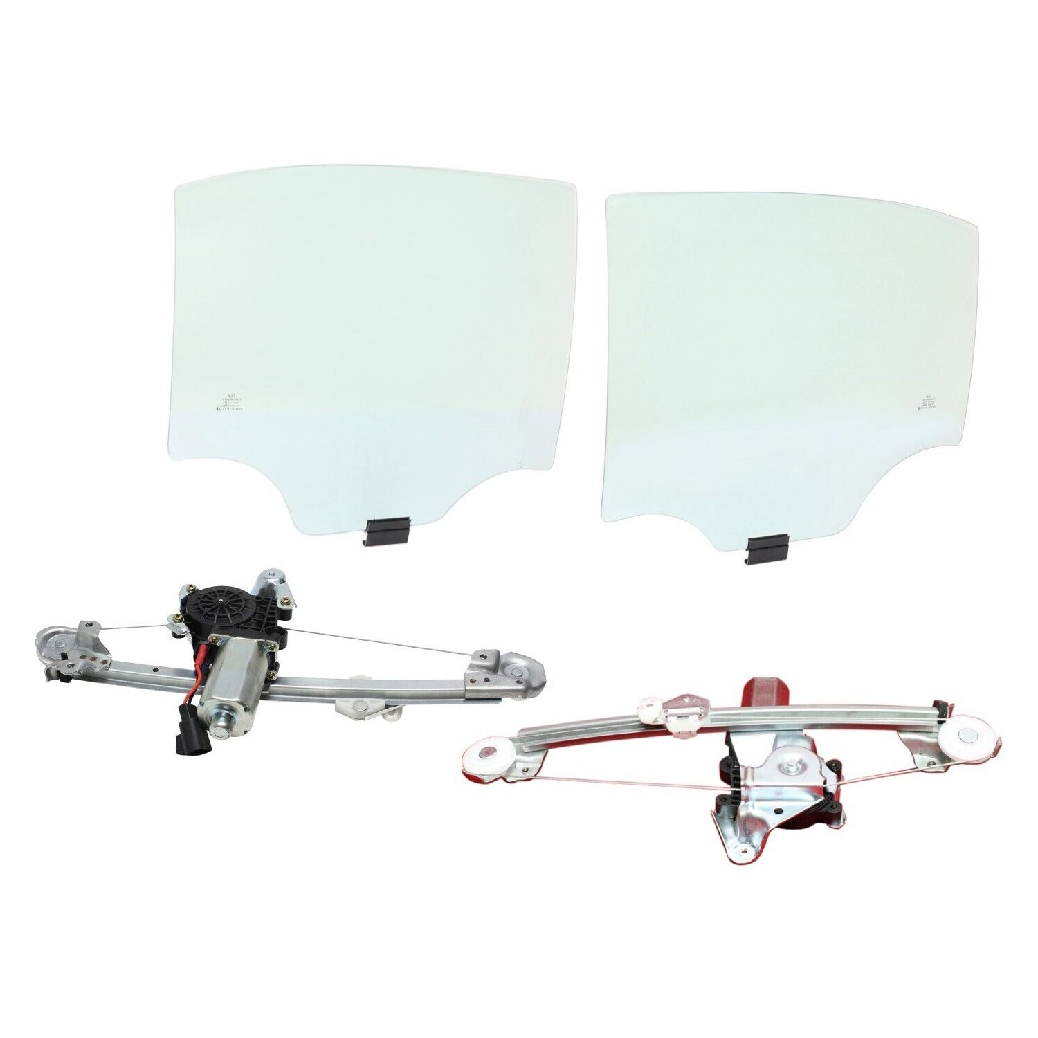 Door Glasses Rear Driver & Passenger Side For 97-98 Cutlass Base Left Right
