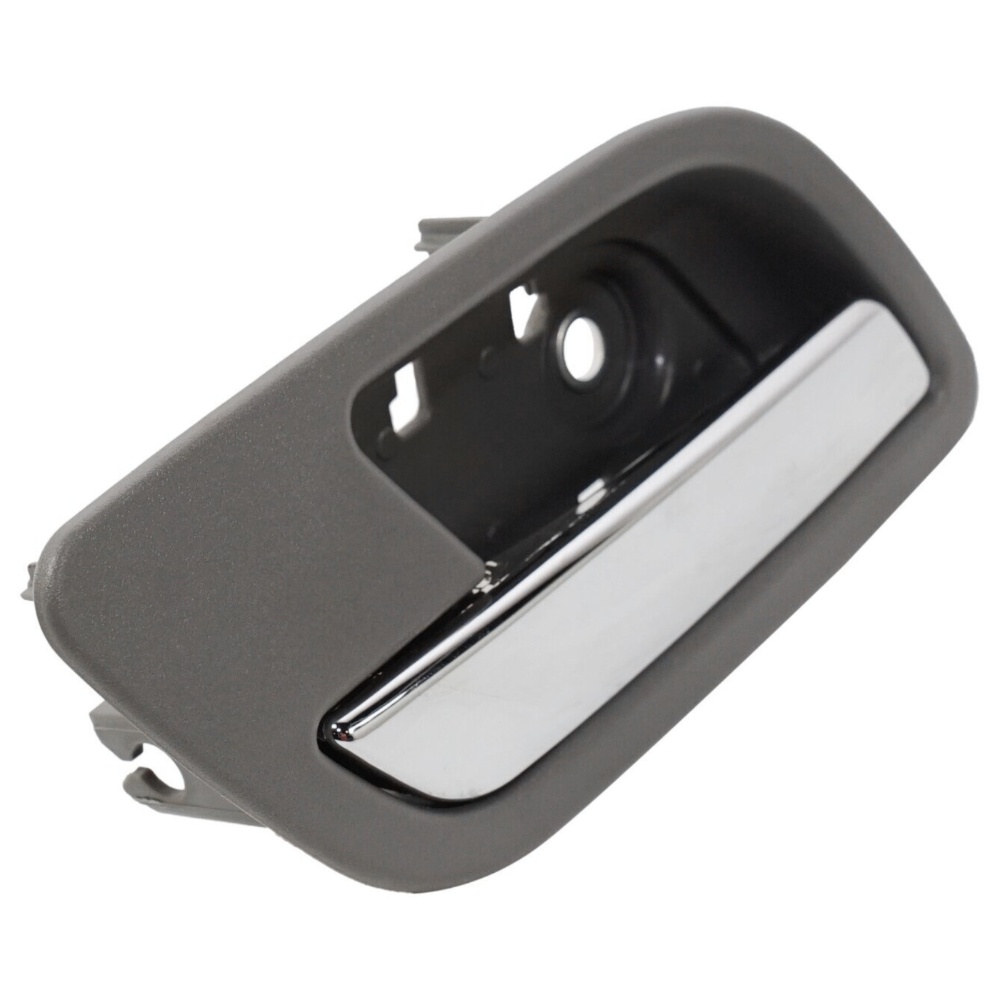 Dark Gray & Chrome Rear Inside Interior Door Handle Left Left Side For Chevy GMC