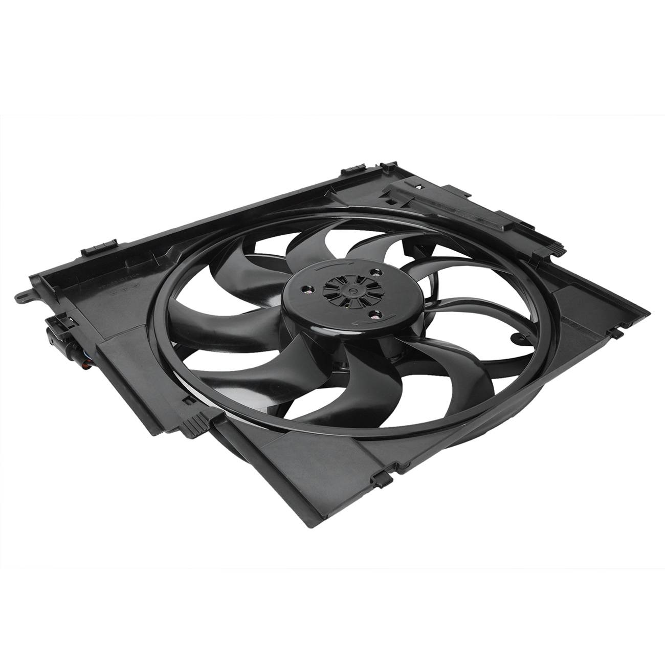 For BMW 12-16 528i 12-16 528i XDrive F10 Radiator Cooling Fan Assembly W/ Motor