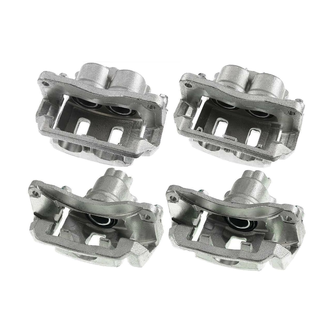 4x Brake Caliper W/Bracket For Subaru Legacy 2000-2002 Outback 2000 Front & Rear