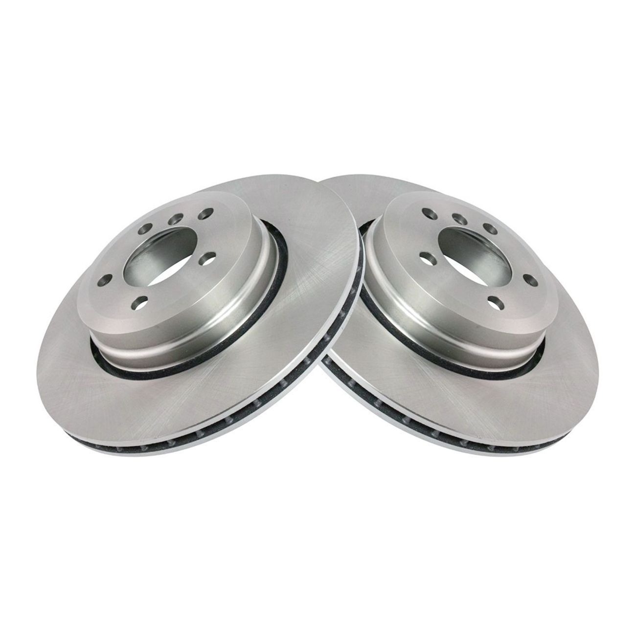 For 750 760 BMW 750Li 750i 760Li 760i Rear Disc Brake Rotor Kit Set Of 2