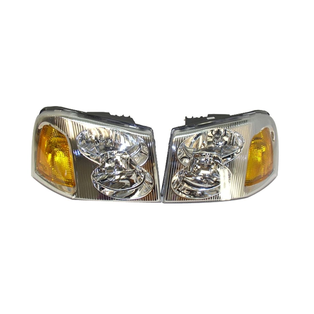 For 2005-2009 GMC Envoy Denali Sport Utility Headlamp Headlight Comb 2