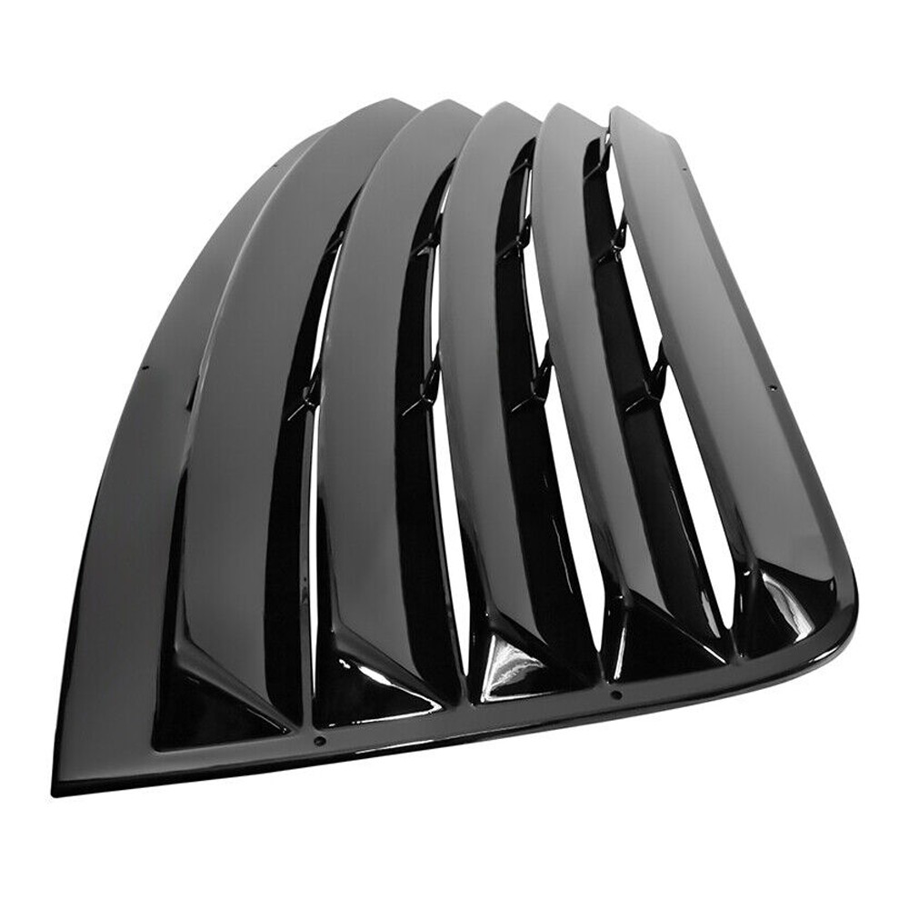 For Challenger 08-23 Dodge Challenger Rear Window Louver Cover ABS Gloss Black