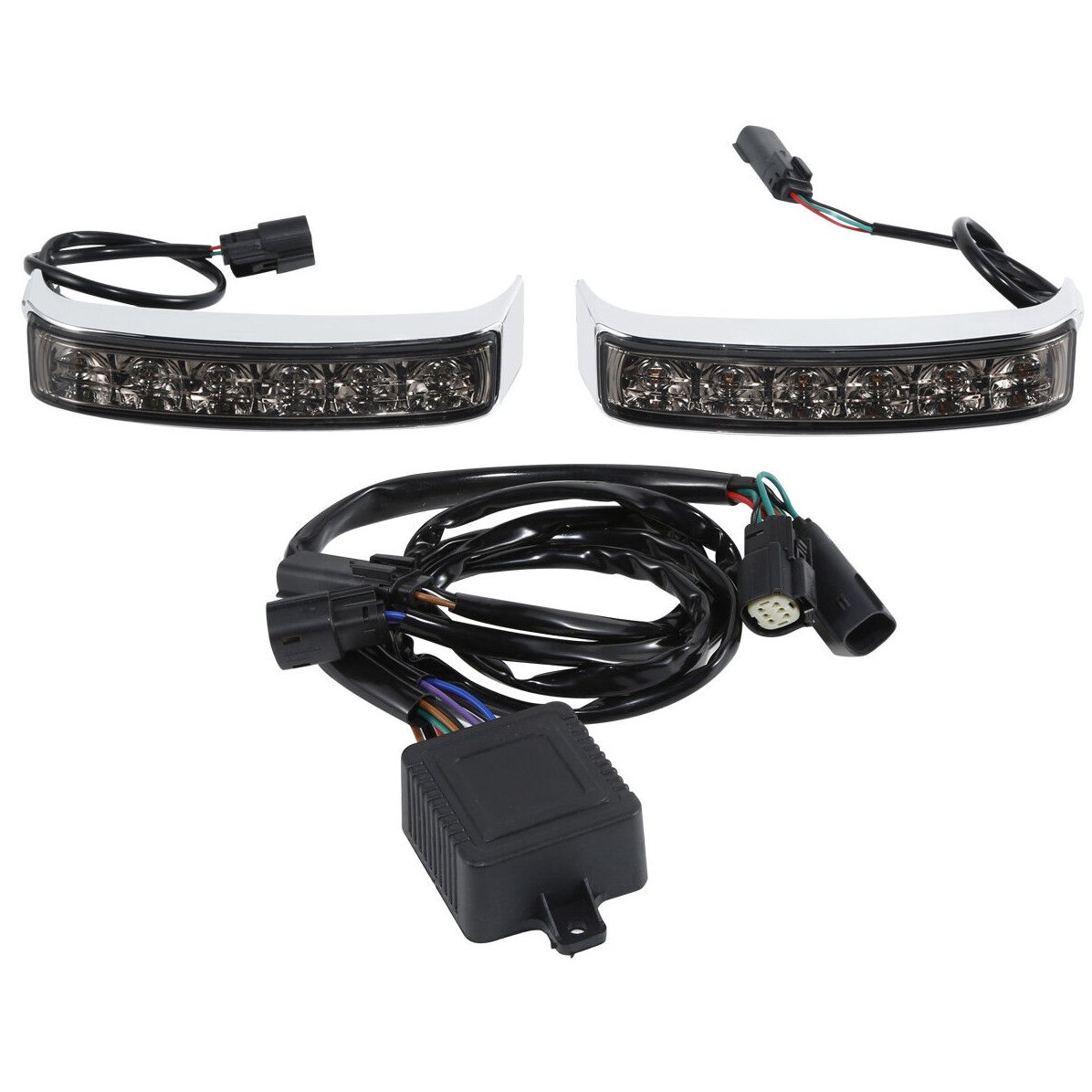 Saddlebag LED Insert Support Light Brake Turn Light For Harley-Davidson