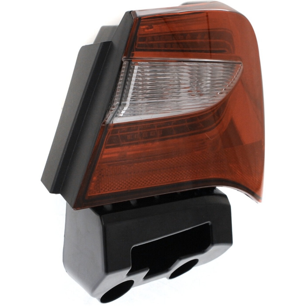 Halogen Tail Light Set For Chrysler 2011-2014 200 Clear/Red Lens W/ Bulbs 2Pcs