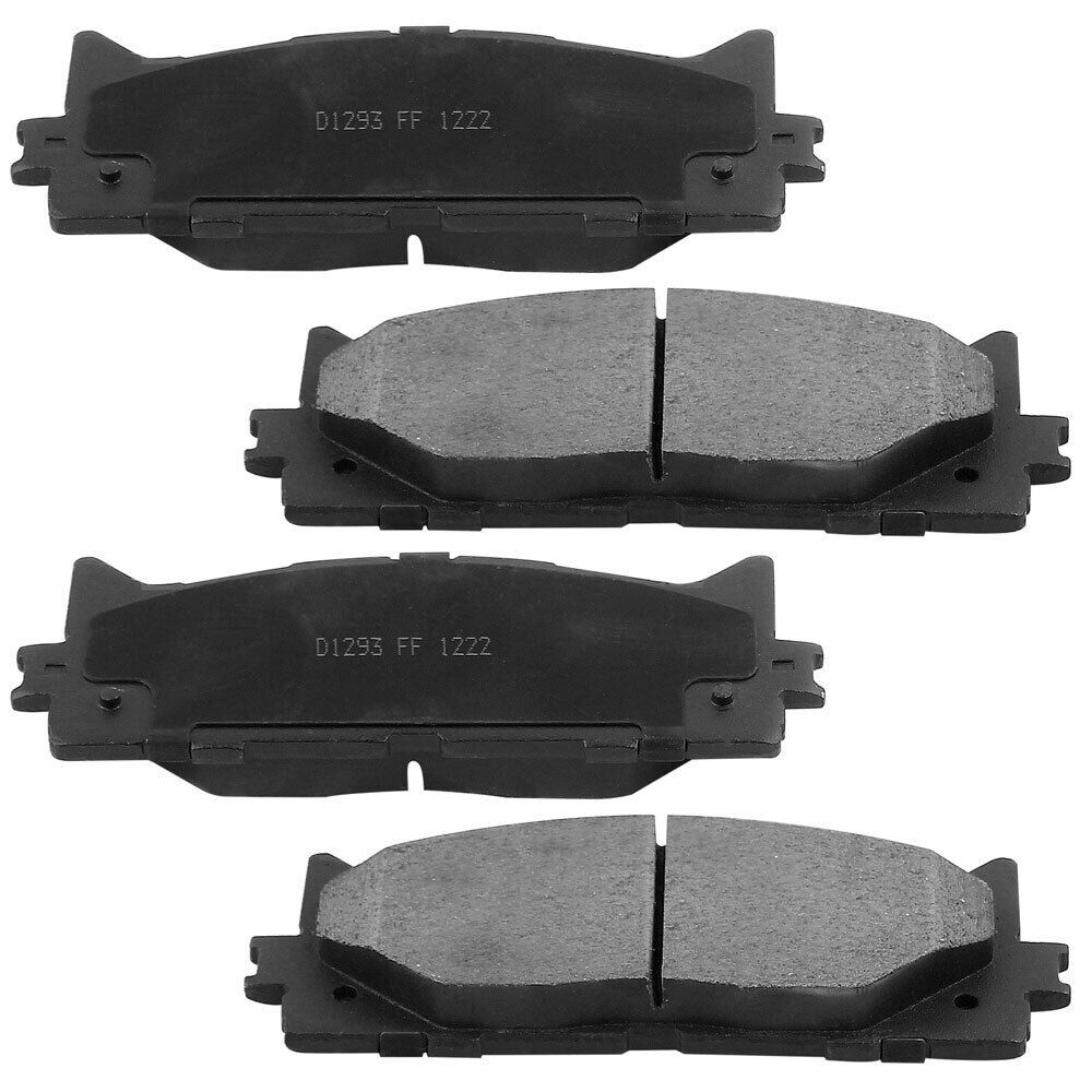 Front Disc Brake Rotors + Brake Pads For Toyota Camry Avalon Lexus ES300H ES350