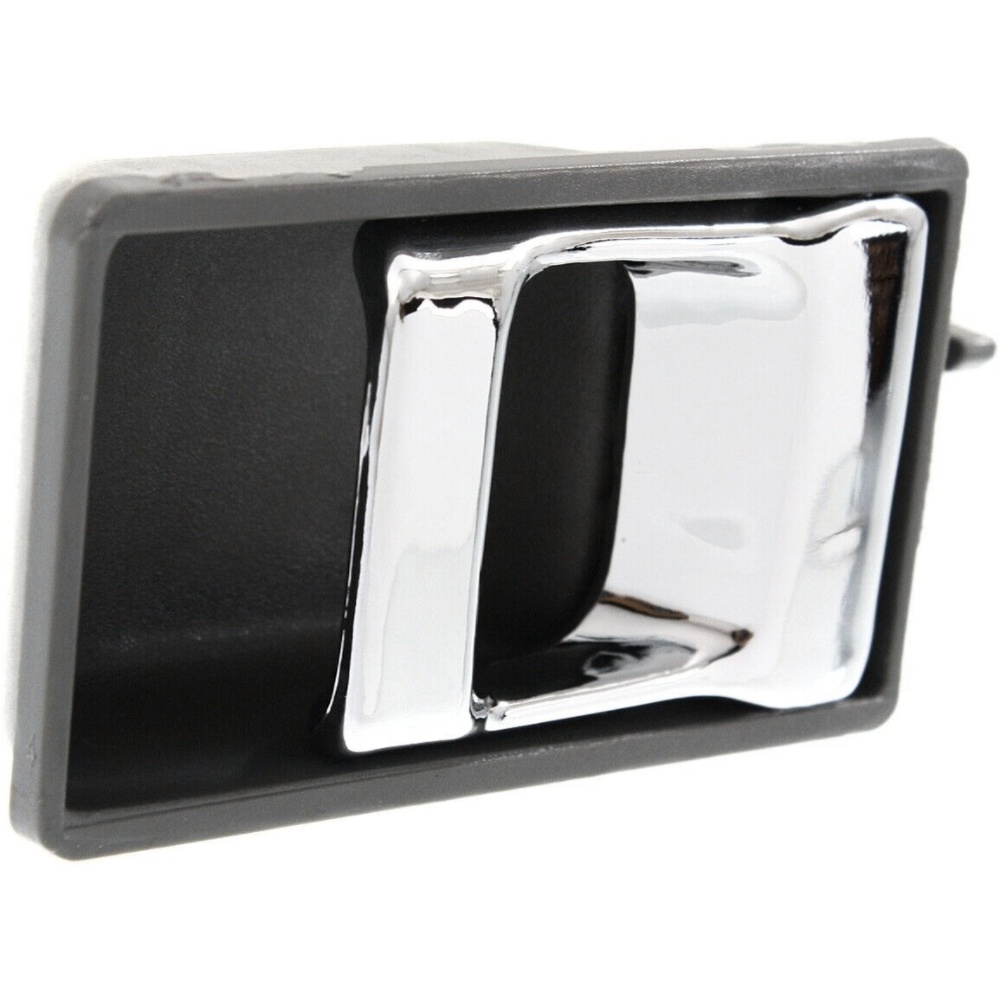 Door Handle For 1986-1992 Nissan D21 Front Left Or Right Gray W/Chrome Lever