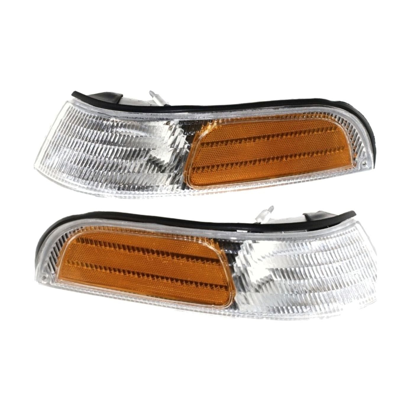 Corner Light For 92-97 Crown Victoria Base Set Of 2 Left & Right Incandescent