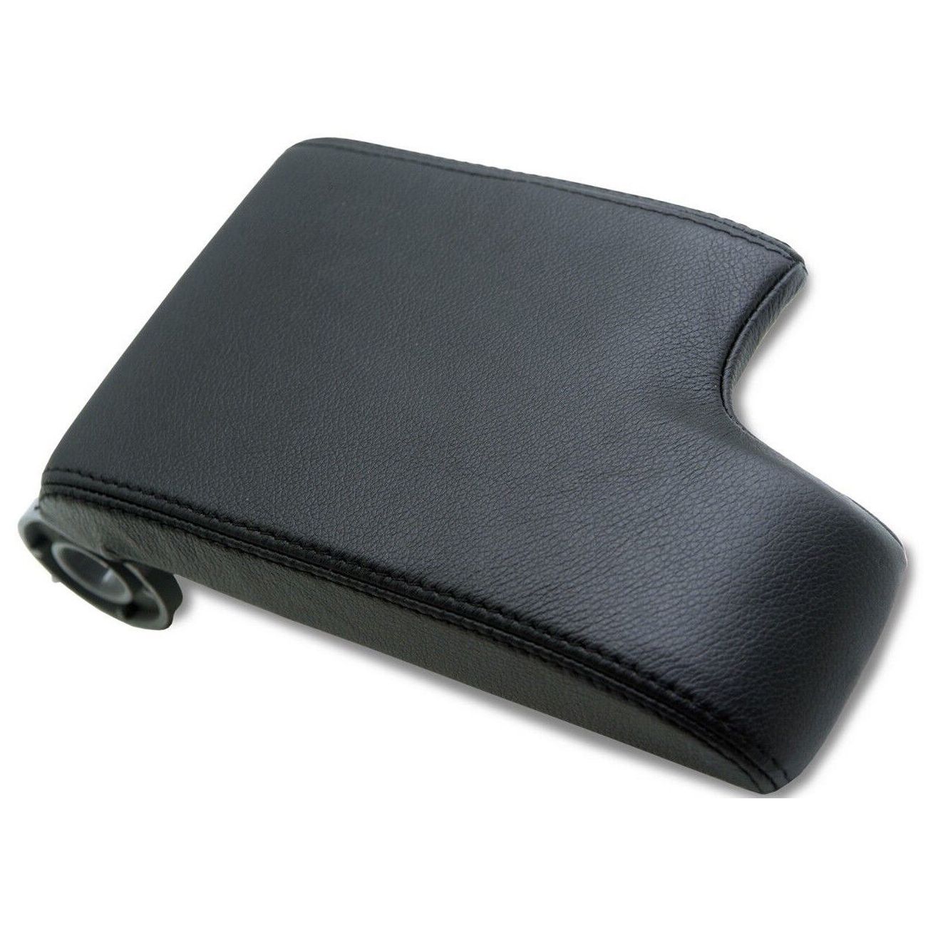 2 Sets Of - Center Console Armrest Leather Synthetic Cover For BMW E46 99-04 Black