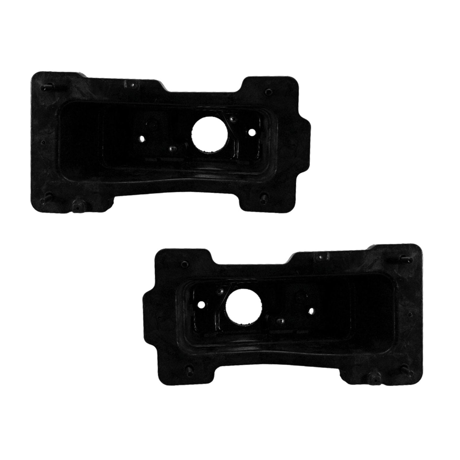 Set Of 2 Bumper Face Bar Brackets Retainer Mounting Braces Left & Right Pair