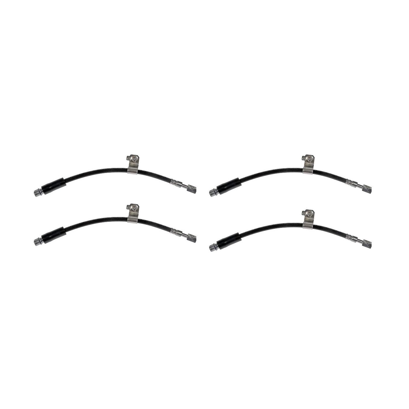 4 Sets Of - Brake Line Front Passenger Right Side For 2004-2012 Chevrolet Malibu