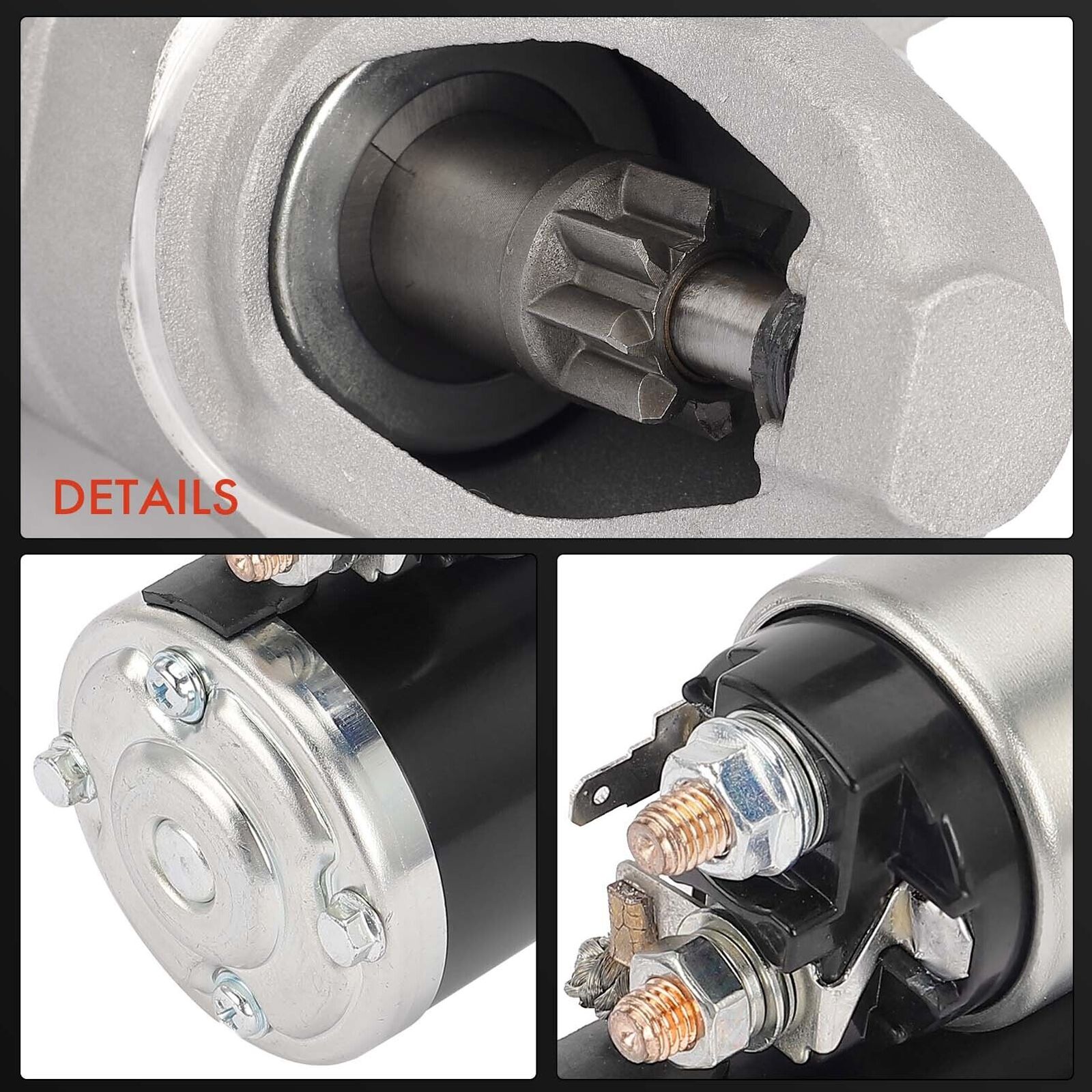 Starter Motor For 16 Fortwo Base Coupe L3 1.0L Counter Clockwise 8 Teeth 0.8KW